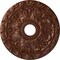 Ekena Millwork Spring Leaf Ceiling Medallion (Canopies up to 5 5/8"), 19 7/8"OD x 3 5/8"ID x 1 1/4"P, Copper Penny CM19SPCPS - alternate 1